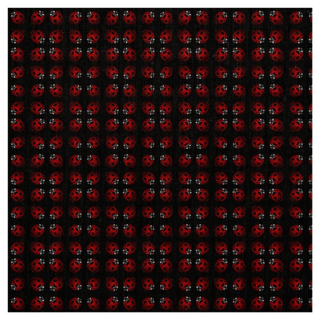 Ladybug Art Fabric Ladybird Fabric Cotton oder Pol Stoff (Muster)