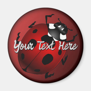 Ladybug Art Magnet Custom Ladybug Kühlschrankmagne
