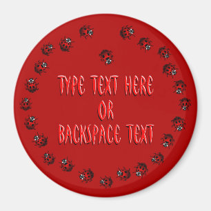 Ladybug Art Magnet Custom Ladybug Kühlschrankmagne