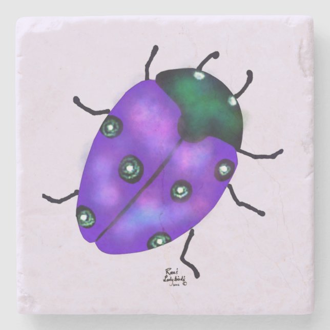 LADYBUG ART STEINUNTERSETZER (Vorderseite)