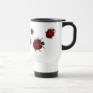 Ladybug Art Travel Mug Bier Glass Ladybug Cup Reisebecher