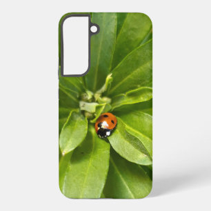 Ladybug auf Blume Samsung Galaxy Hülle