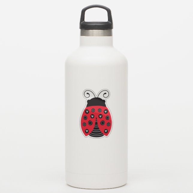 Ladybug Aufkleber (Wassserflasche)