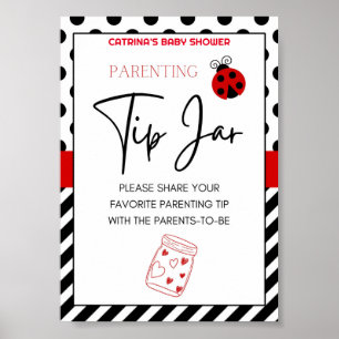 Ladybug Baby Duschzeichen Poster