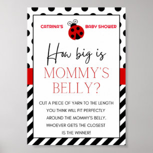 Ladybug Baby Duschzeichen Poster