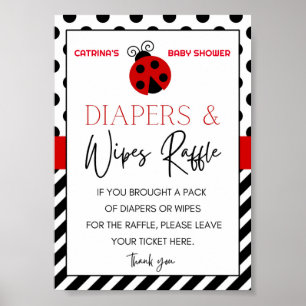 Ladybug Baby Duschzeichen Poster