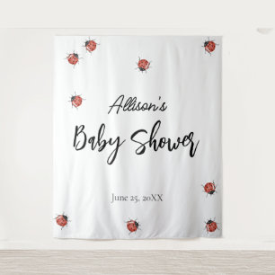 Ladybug Babydusche Wandteppich