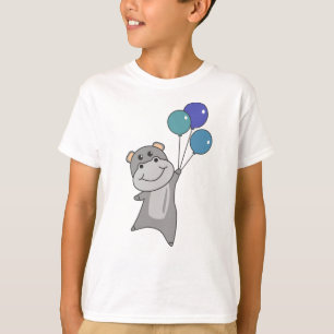 Ladybug Balloons fliegt Niedliche Tiere für Kinder T-Shirt