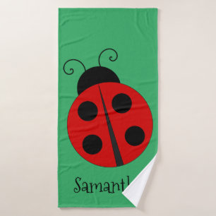 Ladybug Beach Handtuch Set Badehandtuch