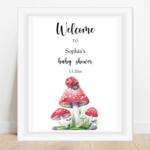 Ladybug - Begrüßungsbaby-Dusche Poster