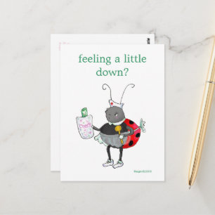 Ladybug bekommt gute Postkarte