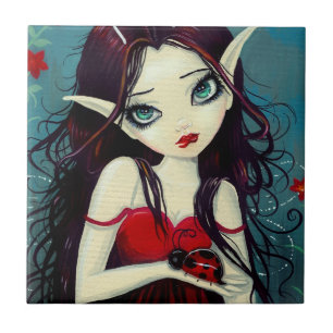 Ladybug Big-Eye Fairy Art Fliese