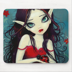 Ladybug Big-Eye Fairy Art Mousepad