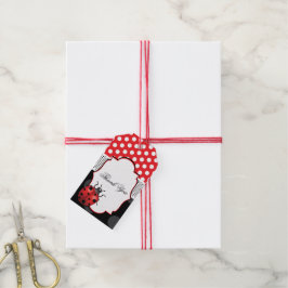 Ladybug Birthday Danke Geschenkanhänger