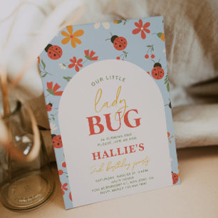 Ladybug Birthday Einladung   Geburtsland