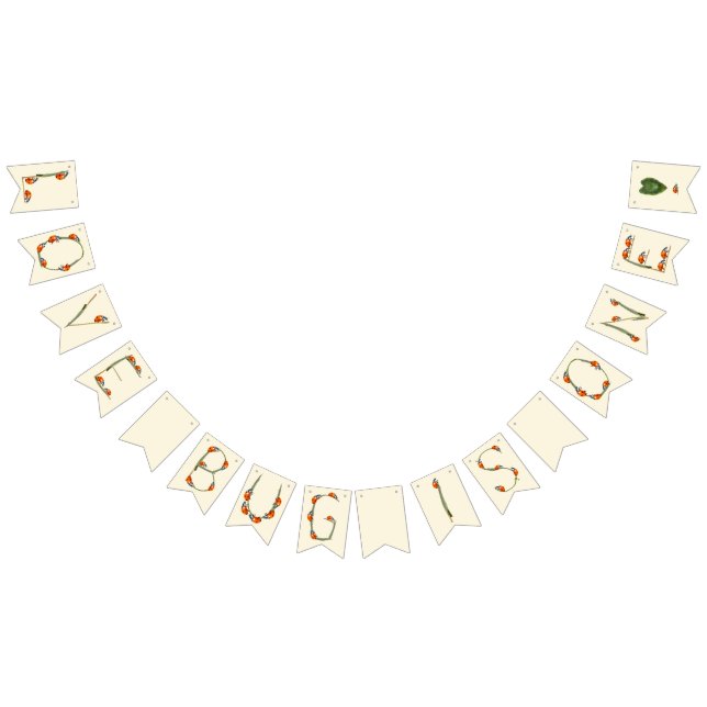 Ladybug Birthday Party - Ein Jahr alt 1. Geburtsta Wimpelkette (Alle)