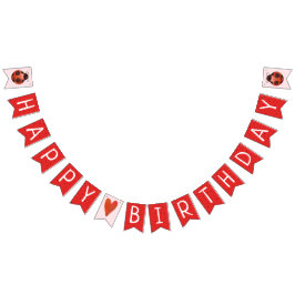 Ladybug Birthday Pennant Banner Banner Jagdfahnen