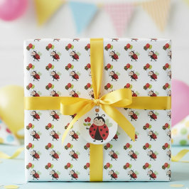 Ladybug Birthday Wrapping Paper Geschenkpapier