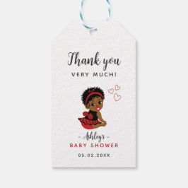 Ladybug Black Baby Shower Gefallen Geschenketikett Geschenkanhänger