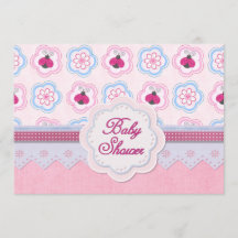 Ladybug Blume Babydusche