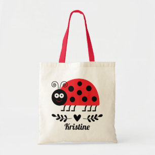 Ladybug Book Reading Geschenk Tragetasche