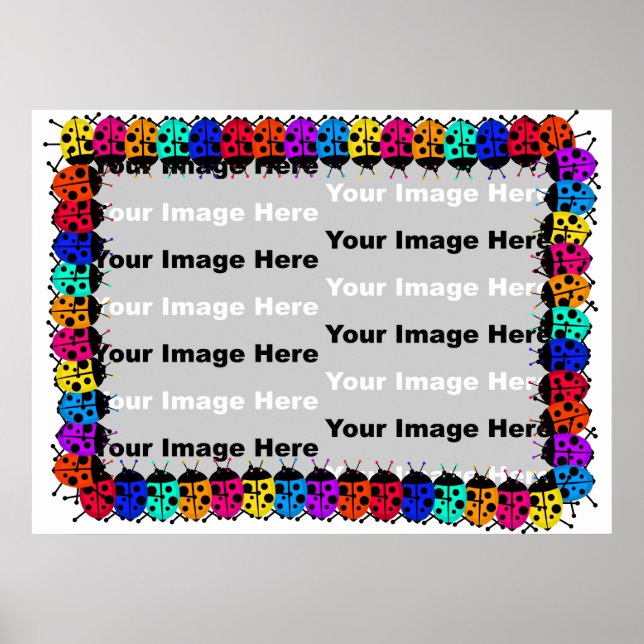 Ladybug Border Poster (Vorne)