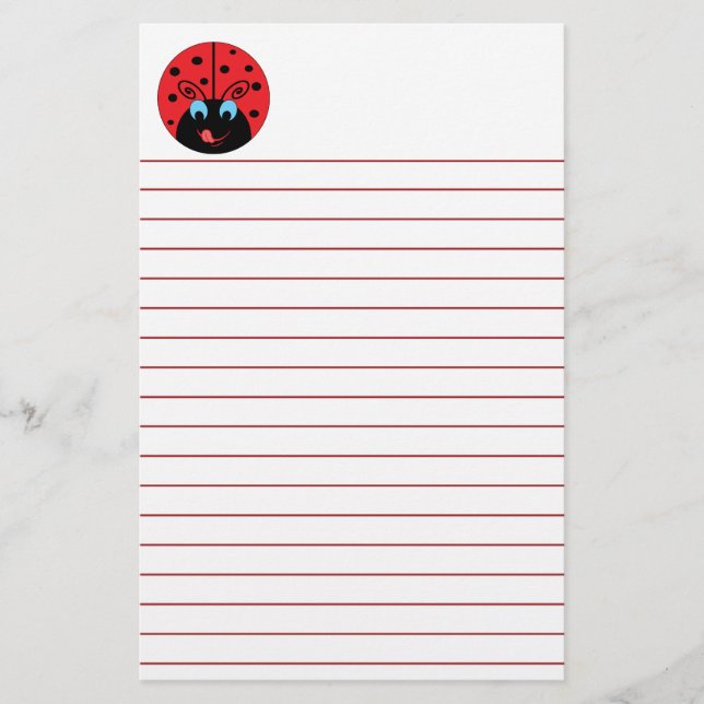 Ladybug Briefpapier (Vorderseite)