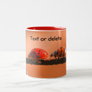 Ladybug Buddies Nature Personalisiert Zweifarbige Tasse