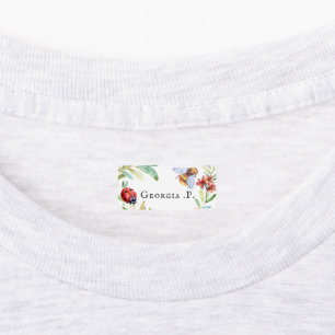 Ladybug Bumblebee Butterfly   Kleider Etiketten