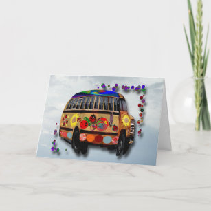 Ladybug Bus Geburtstag Karte