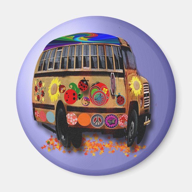 Ladybug-Bus Magnet (Vorne)