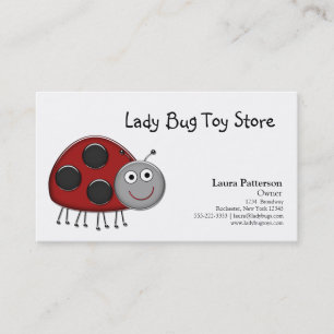 Ladybug Business Cards Visitenkarte