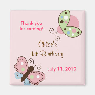 Ladybug Butterfly Birthday Gefälligkeitsmagnete Magnet