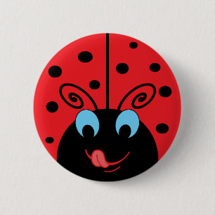 Ladybug Button
