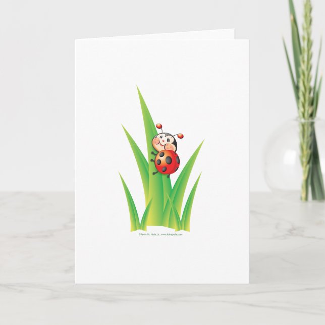 Ladybug Card Karte (Vorderseite)