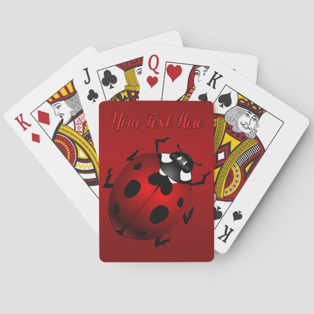 Ladybug Cards Ladybug/Ladybird Playing Cards Spielkarten (Rückseite)