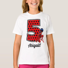Ladybug & Cat Noir 5. Geburtstag T-Shirt
