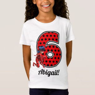 Ladybug & Cat Noir 6. Geburtstag T-Shirt