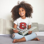 Ladybug & Cat Noir 8. Geburtstag T-Shirt<br><div class="desc">Feiern Sie den Geburtstag Ihres Kindes mit diesem phantastischen Geburtstagsgeschenk mit Ladybug von Miraculous! Personalisieren Sie das,  indem Sie den Namen Ihres Kindes hinzufügen!</div>