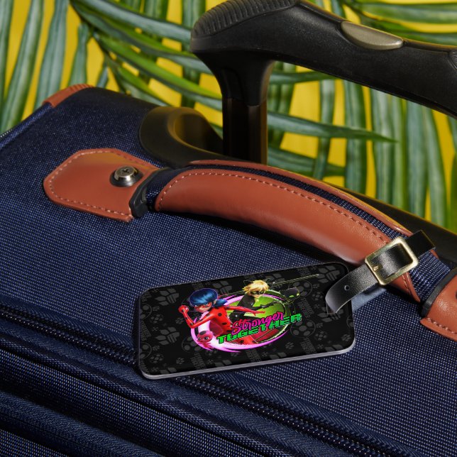 Ladybug & Cat Noir | Gemeinsam Gepäckanhänger (Vorderseite Insitu 3)