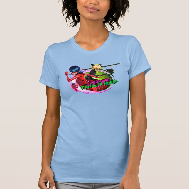 Ladybug & Cat Noir | Gemeinsam T-Shirt (Vorderseite)