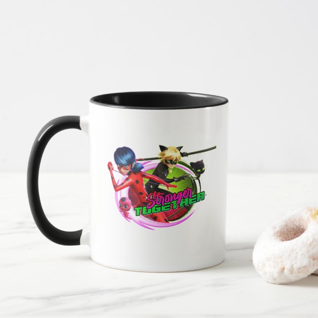 Ladybug & Cat Noir | Gemeinsam Tasse (Mit Donut)
