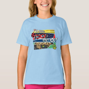 Ladybug & Cat Noir schützen Sie immer T-Shirt