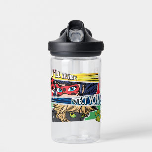 Ladybug & Cat Noir schützen Sie immer Trinkflasche