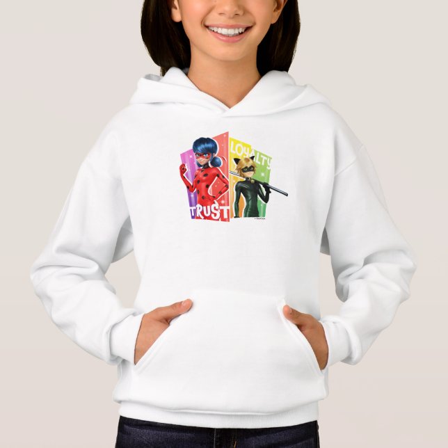 Ladybug & Cat Noir | Vertrauen und Loyalität Hoodie (Vorderseite)