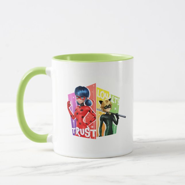 Ladybug & Cat Noir | Vertrauen und Loyalität Tasse (Links)
