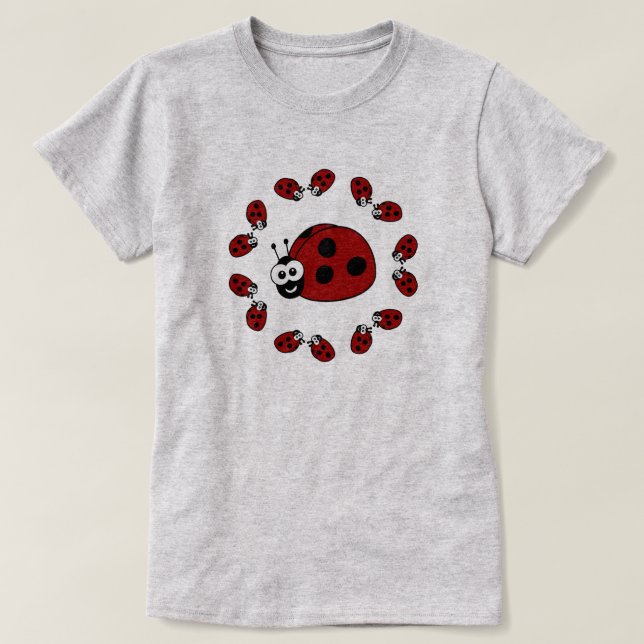 LadyBug Circle T-Shirt (Design vorne)