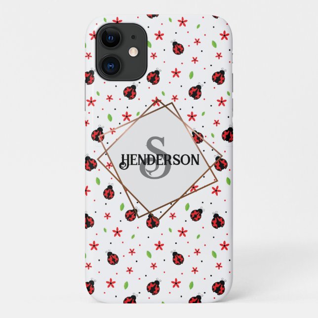 Ladybug Custom Case-Mate iPhone Hülle (Rückseite)