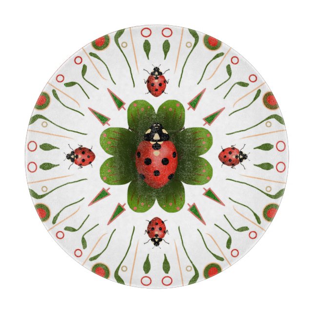 Ladybug Cutting Board Schneidebrett (Vorderseite)