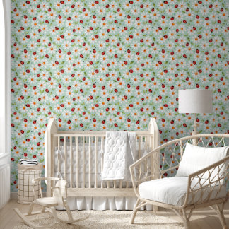Ladybug Daisy Kinderzimmer Kinder Schlafzimmerminz Tapete